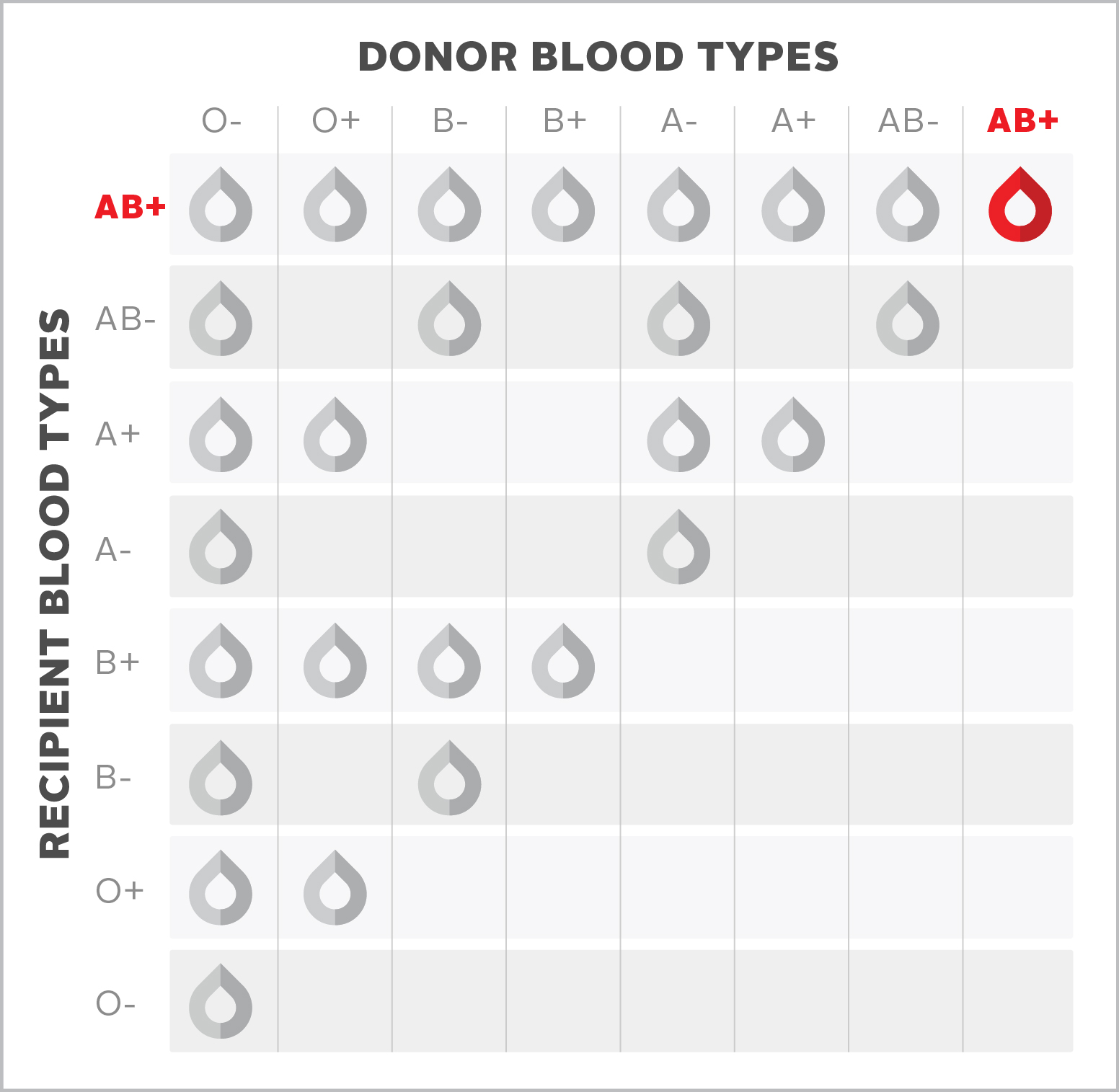 AB positive Blood Type