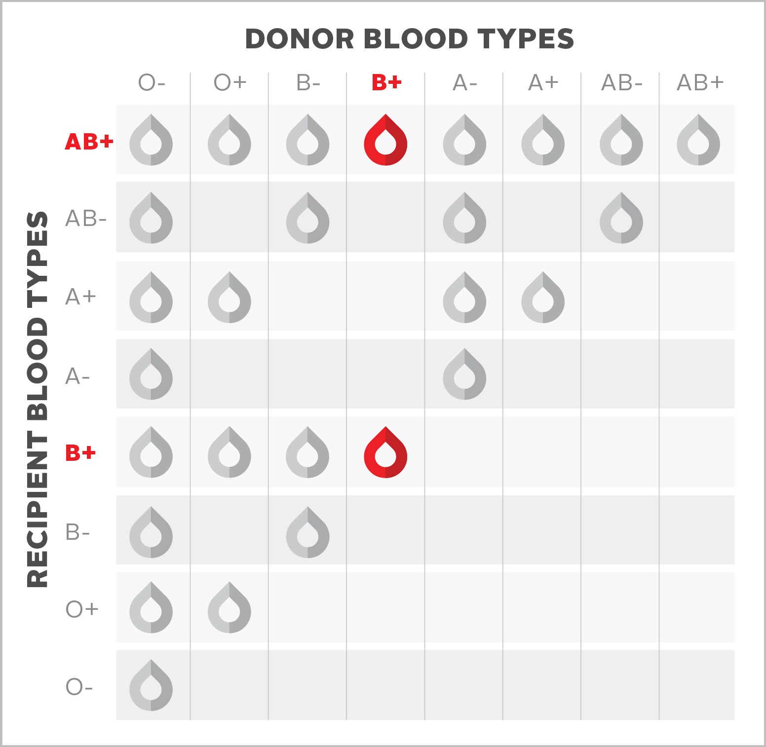 B positive B Blood Type Blood ca