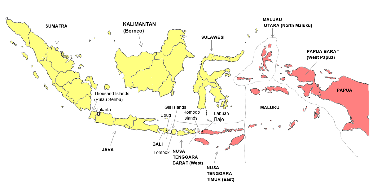 Indonesia Map 2023 08 03 
