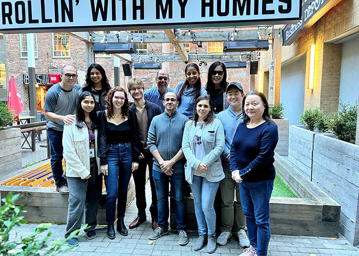 Group of people with Dr. Alan Lazarus