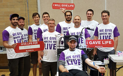 Set an Annual Blood Donation Pledge.