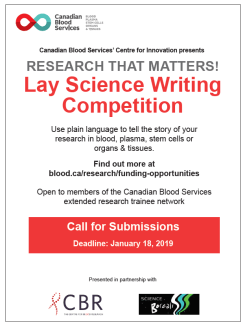 lay science writing competition poster 2018