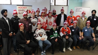 Erik Gudbranson, HGB and HNiC Punjabi join the team to kick off Hockey Month